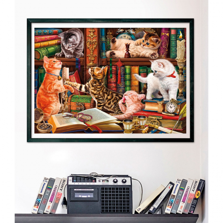 Clementoni Puslespill 1000 Pcs CB Curious Whiskers