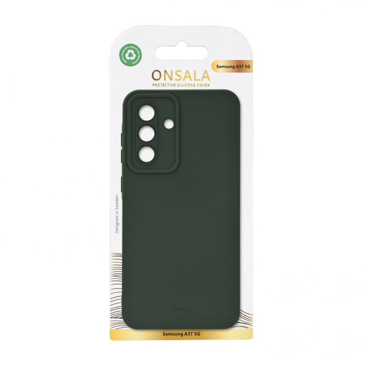 Onsala Mobildeksel med Silikonsfølelse Olive Green - Samsung Galaxy A37 5G