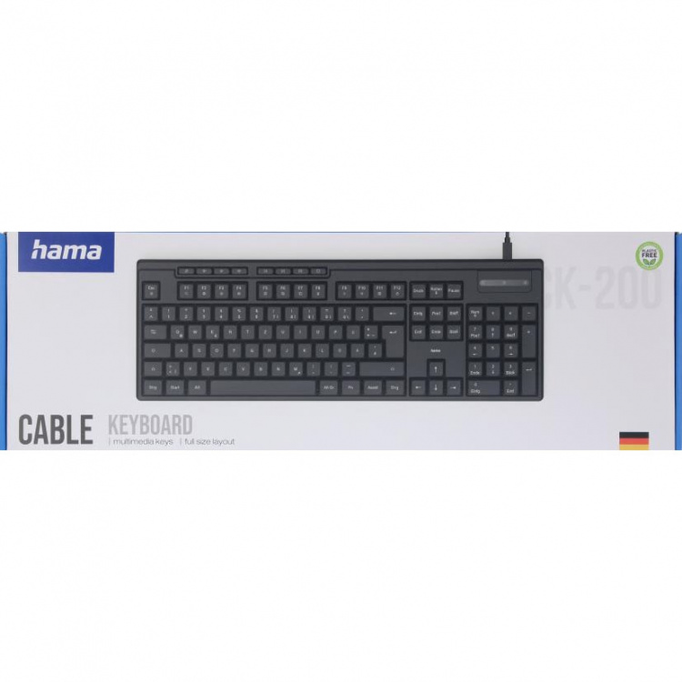 Hama Tastatur CK-200 Kablet Svart