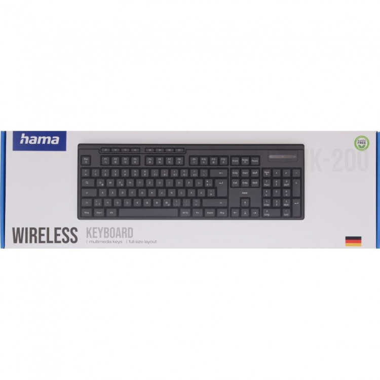 Hama Tastatur WK-200 Trådløs Svart