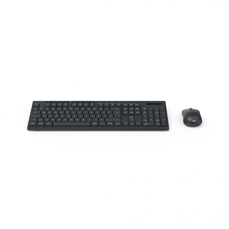 Hama Tastatur/Mus Sett WKM-200 Trådløs Svart