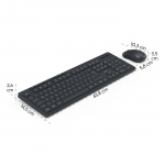 Hama Tastatur/Mus Sett WKM-200 Trådløs Svart
