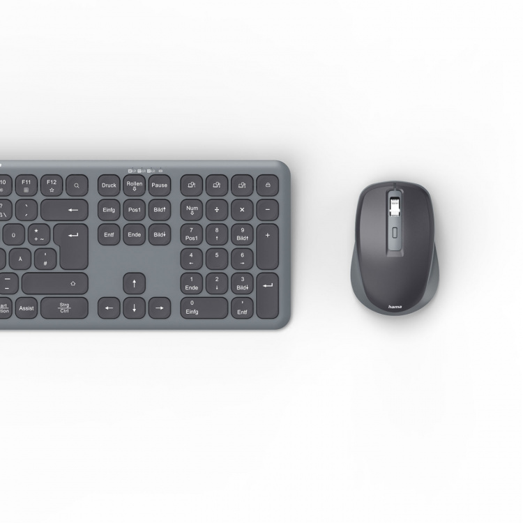Hama Tastatur/Mus Sett WKM-550 Trådløs Svart