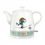 Pippi Keramisk vannkoker - 0,8 liter - Pippi Circus-design