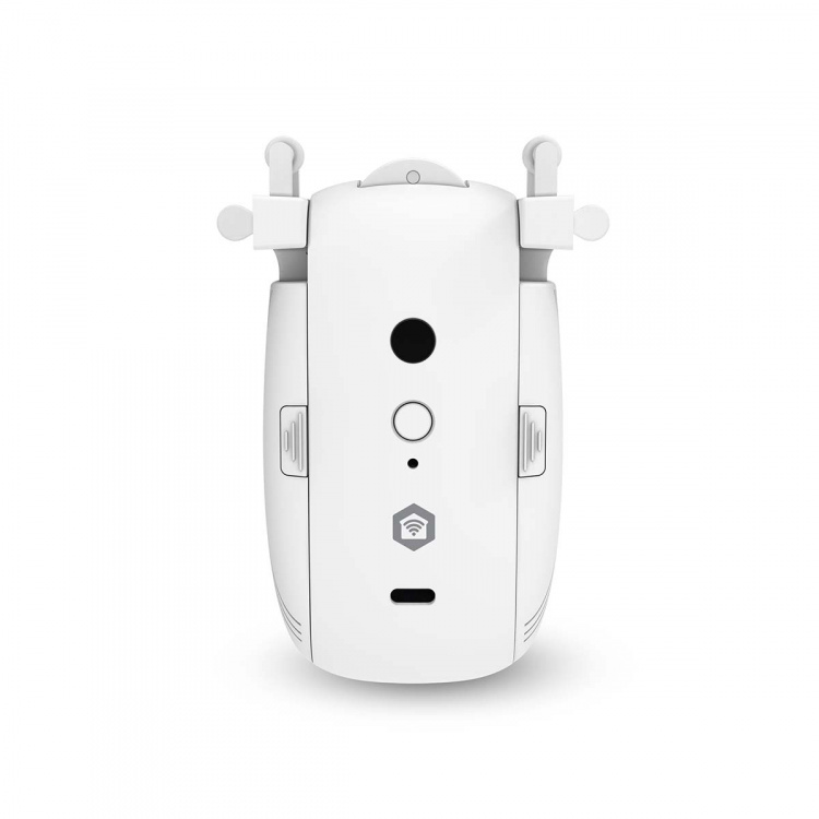 Nedis SmartLife Gardinrobot | I-Skinne / Stangskinne / U-Skinne | Draper / Gardiner | Batteri drevet / USB-Strøm | 4000 mAh | Bluetooth® | Hvit