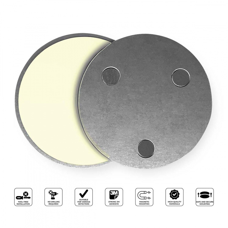 Alecto Magnetisk monteringssett for røyk- og karbonmonoksiddetektor