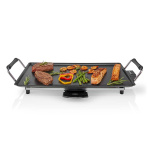 MELISSA Teppanyaki Griddle | 2000 W | 47,5 x 26,5 cm | Non-stick-belegg | Justerbar termostat | Cool-touch-håndtak