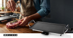 MELISSA Teppanyaki Griddle | 2000 W | 47,5 x 26,5 cm | Non-stick-belegg | Justerbar termostat | Cool-touch-håndtak