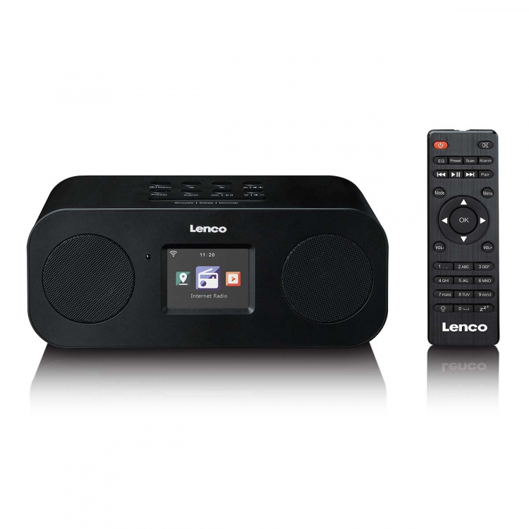 Lenco Stereo internettradio med DAB+, FM og Bluetooth®