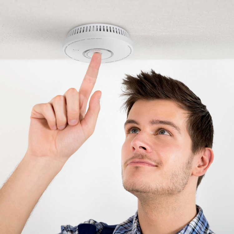 Alecto Røyk- og karbonmonoksidvarsler Hvit