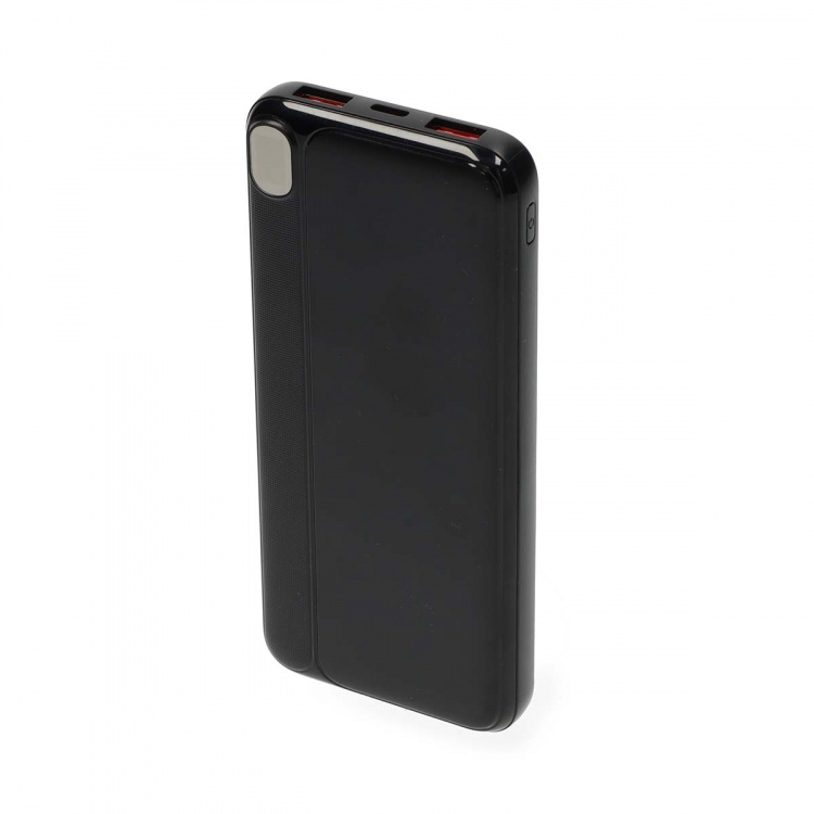 Nedis Power Bank | 10000 mAh | 1.5 / 1.67 / 2.0 / 2.22 / 3.0 A | Antall utganger: 3 | Utgangstilkobling: 1x USB-C™ / 2x USB-A | Inngangstilkobling: 1x USB-C™ | PD3.0 20W | Lithium-Polymer | Display