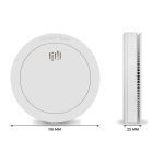 Alecto 2x Rökdetektor med 10 års batteritid och sensorns drifttid Vit