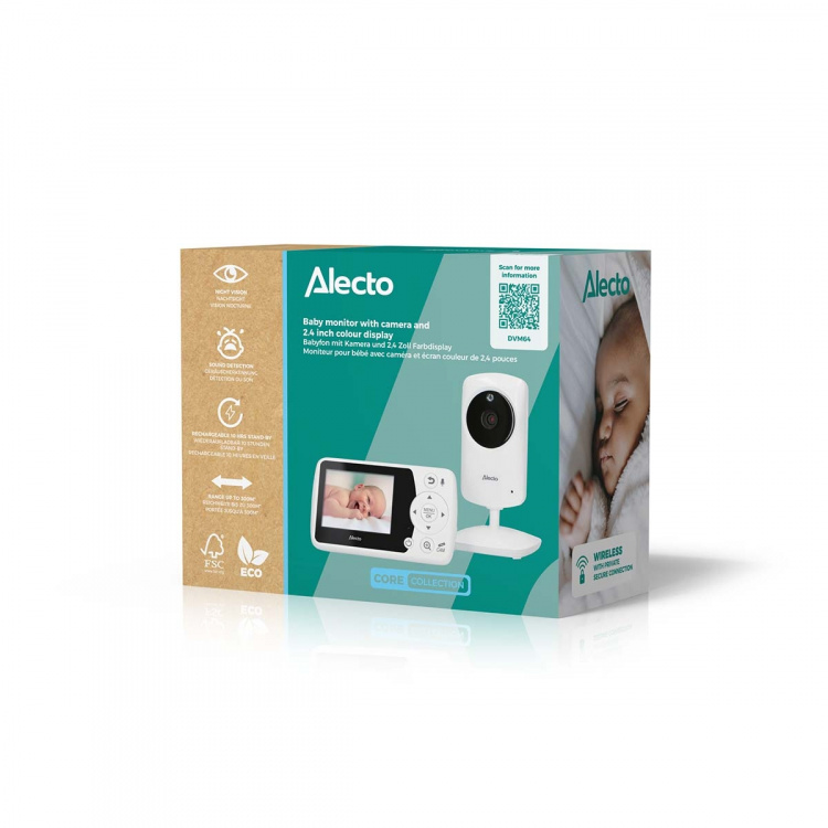 Alecto Babymonitor med kamera - 2,4