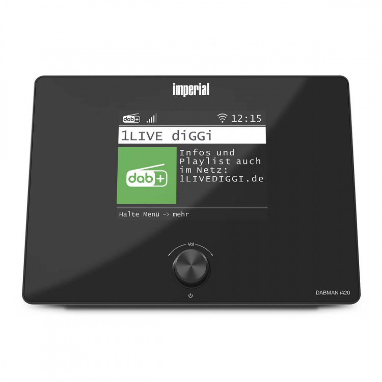 imperial Kompakt hybridradio (Internett, DAB+, FM Hi-Fi tuner) med Bluetooth®