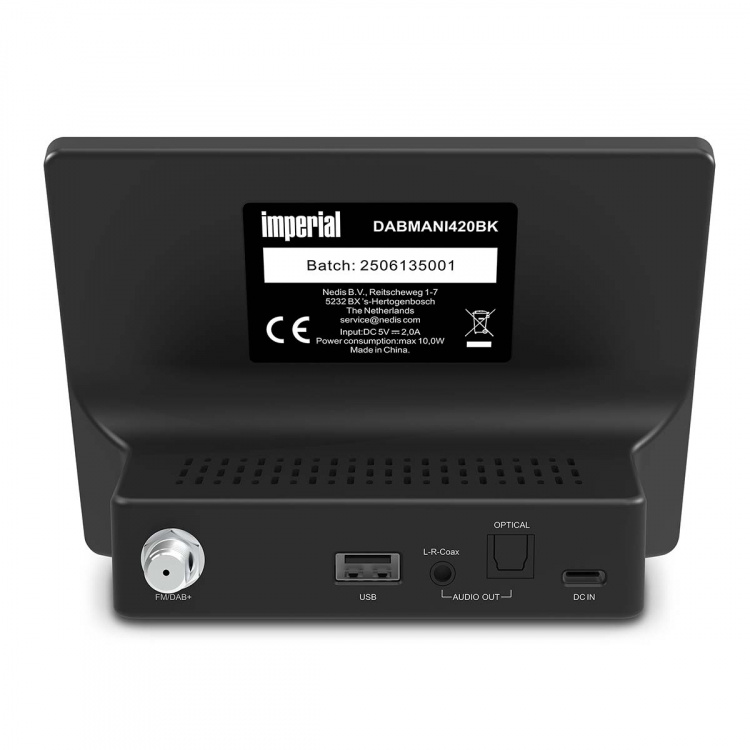 imperial Kompakt hybridradio (Internett, DAB+, FM Hi-Fi tuner) med Bluetooth®