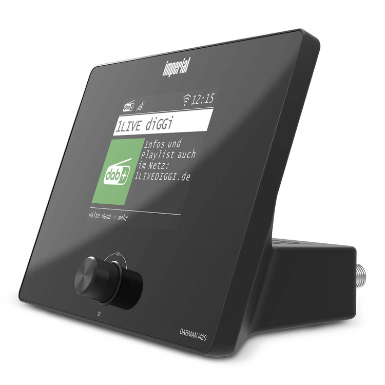 imperial Kompakt hybridradio (Internett, DAB+, FM Hi-Fi tuner) med Bluetooth®