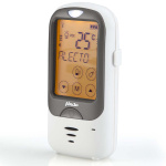 Alecto Lang rekkevidde utendørs babycall hvit/antrasitt