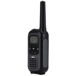 Alecto Walkie-Talkie-sett | 2 håndsett | Opp til 7 km | Frekvenskanaler: 16 | PTT / VOX | 35 timer standby | Hodetelefonutgang | Svart