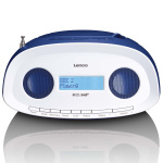 Lenco Bærbar DAB+/FM-radio med CD- og USB-spiller Blå
