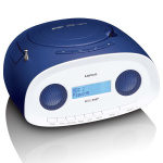 Lenco Bærbar DAB+/FM-radio med CD- og USB-spiller Blå