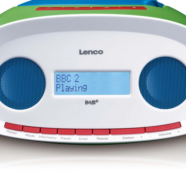 Lenco Bærbar DAB+/FM-radio med CD- og USB-spiller