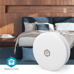 Nedis SmartLife luftkvalitetsmonitor | Wi-Fi | Karbondioksid (CO2) / Luftfuktighet / Temperatur | Android™ / IOS | Hvit
