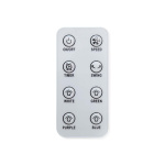 Nedis Bladløs vifte | Nettstrøm drevet | 50 W | Svingning | Fjernkontroll | Avstengingstimer: 7.5 h | 3 Hastighetsinnstillinger | Hvit