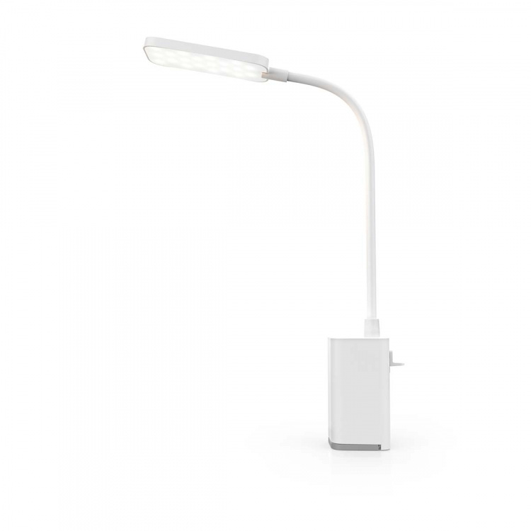 Nedis LED bordlampe | Dimbar | 1 Lysmodus | 90 lm | Oppladningsbar | Touch Function | Hvit