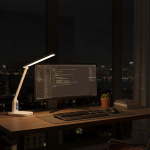 Nedis LED bordlampe | Dimbar | 3 Lysmodi | 220 lm | Oppladningsbar | Dimmer - På produkt | Hvit