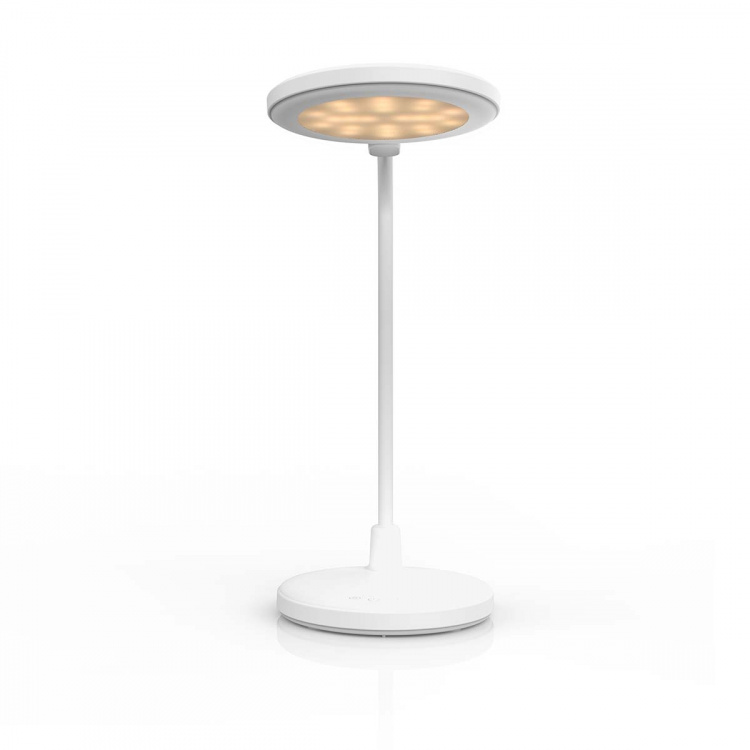Nedis LED bordlampe | Dimbar | Integrert speil | 3 Lysmodi | 100 lm | Oppladningsbar | Touch Function | Hvit