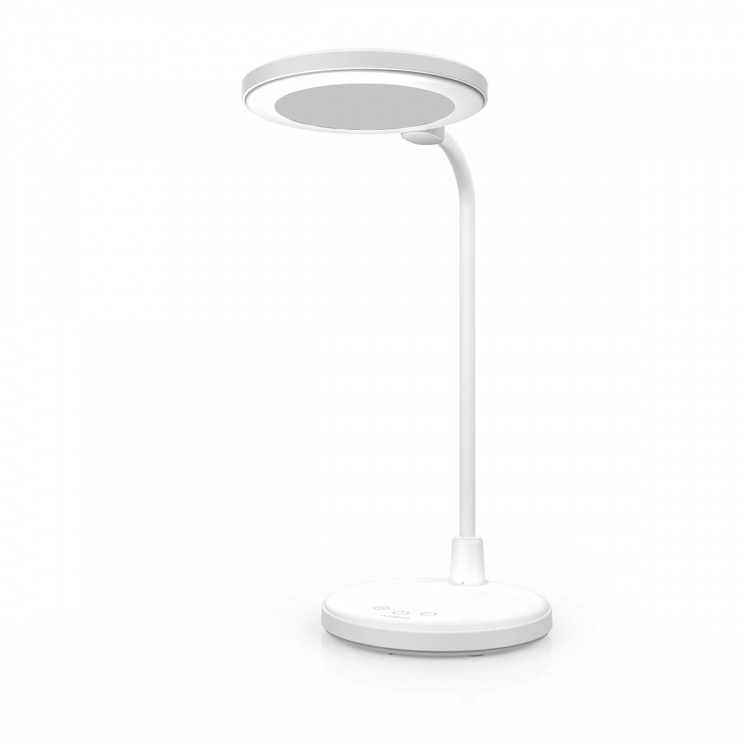 Nedis LED bordlampe | Dimbar | Integrert speil | 3 Lysmodi | 100 lm | Oppladningsbar | Touch Function | Hvit
