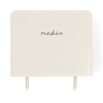Nedis Mast Forsterker | Antall utganger: 2 | Forsterkningskontroll: 15 - 30 dB | F-Hun | Støytall: 4 dB | Hvit