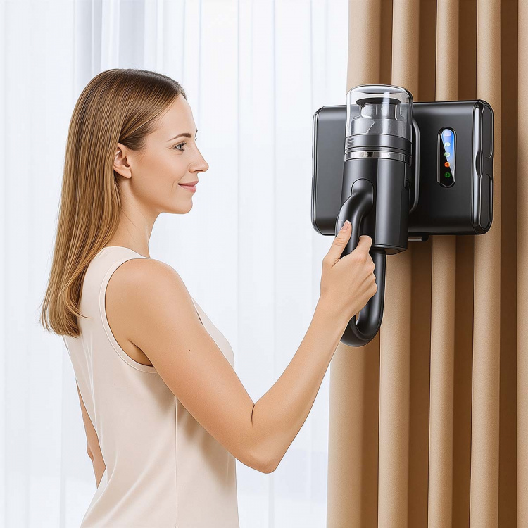 Nedis Rengjøringsmiddel for madrasser | Dobbel rullende børste | 500 W | 350 l | Hepa | Middfjerner | UV-sterilisering