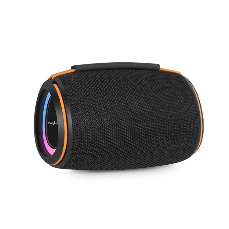 Nedis Bluetooth® Speaker | 360 min | Håndholdt design | 40 W | Mono | Hjem / Portable / Utendørs | Linkable | Oransje / Sort