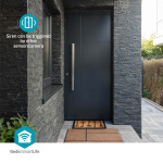 Nedis SmartLife-Klokke | RF, frequency 433 Mhz / Wi-Fi | Nettstrøm drevet | 60 melodier | 100 - 240 V AC | Justerbar volum | Hvit