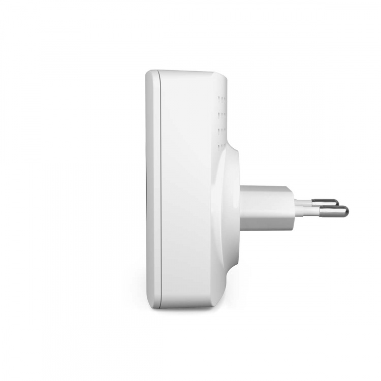 Nedis SmartLife-Klokke | RF, frequency 433 Mhz / Wi-Fi | Nettstrøm drevet | 60 melodier | 100 - 240 V AC | Justerbar volum | Hvit