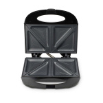 MELISSA Sandwichmaskin | 750 W | Sandwichplater | Automatisk temperaturkontroll | Non-stick-belegg | Svart