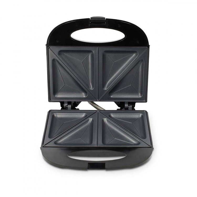 MELISSA Sandwichmaskin | 750 W | Sandwichplater | Automatisk temperaturkontroll | Non-stick-belegg | Svart