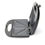 MELISSA Sandwichmaskin | 750 W | Sandwichplater | Automatisk temperaturkontroll | Non-stick-belegg | Svart