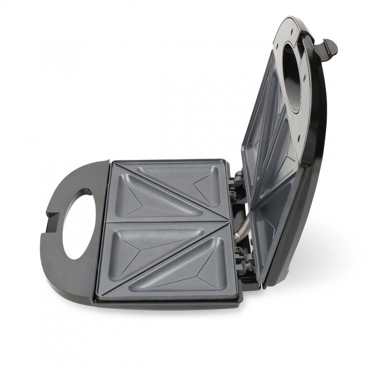 MELISSA Sandwichmaskin | 750 W | Sandwichplater | Automatisk temperaturkontroll | Non-stick-belegg | Svart