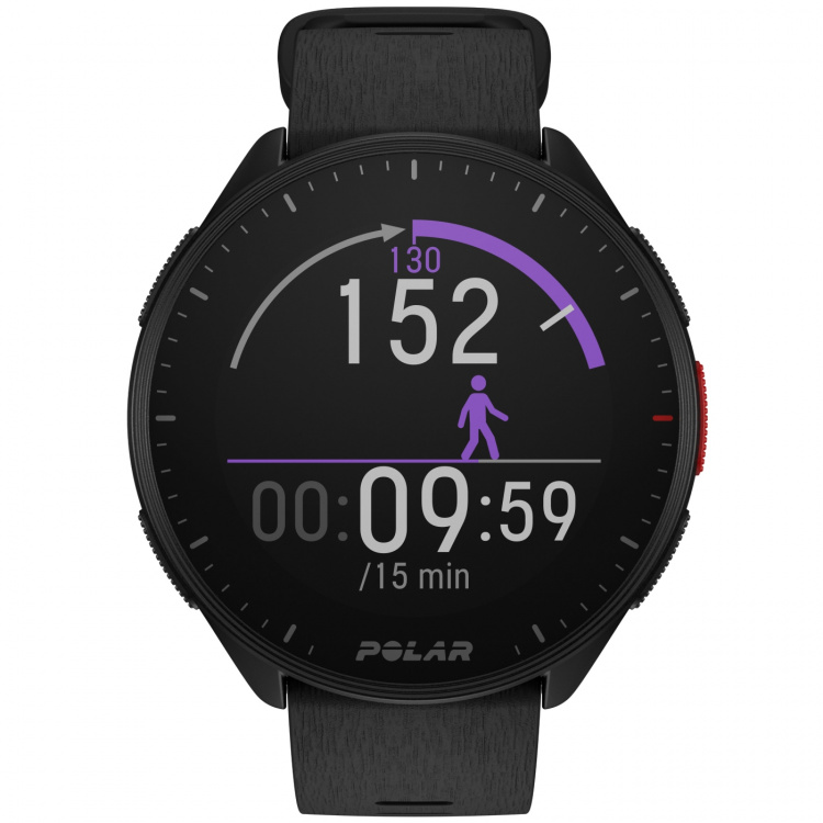 Polar Pacer Löparklocka GPS Night Black S-L