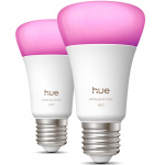 Philips Hue White and Color Ambiance E27 810lm 2-pack