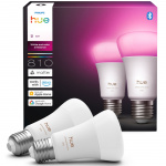 Philips Hue White and Color Ambiance E27 810lm 2-pack