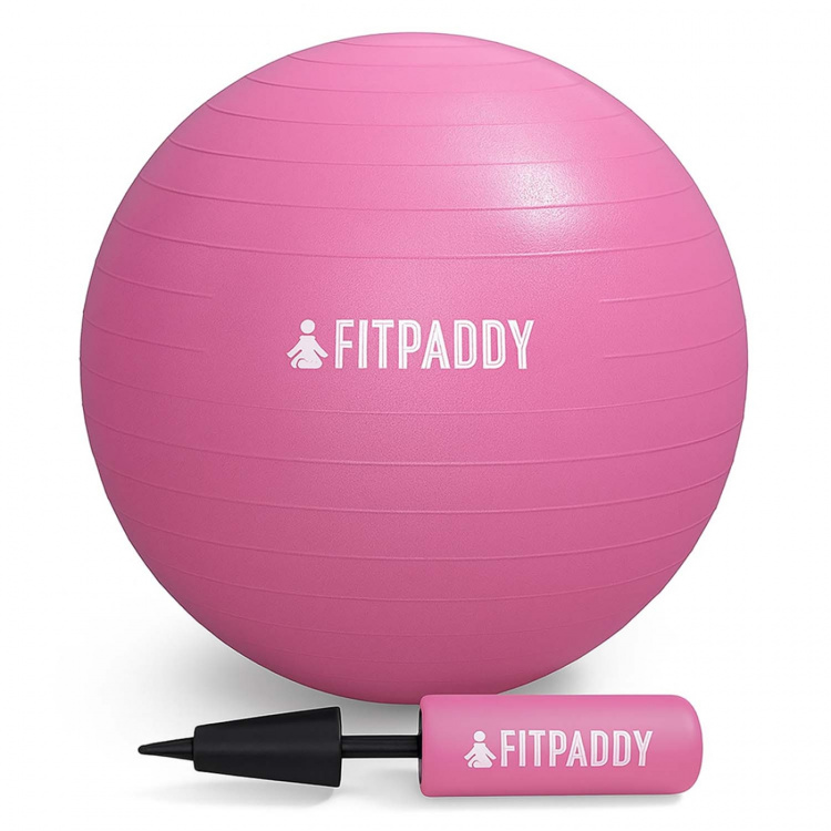 Fitpaddy Pilatesboll 65cm Pink Edition