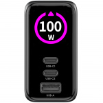 Celly Laddare 100W PD/QC med display