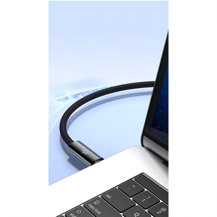 Celly USB-C Kabel 60W Magnetisk Flätad 2m Svart