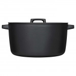 Fiskars Gryta med lock Folken 6 L emaljerad