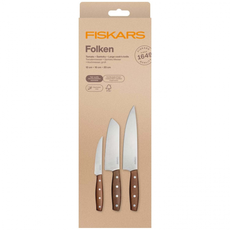 Fiskars Knivset Folken 3 st