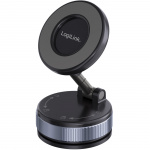 LogiLink Mobilhållare magnetisk med vakuumfäste