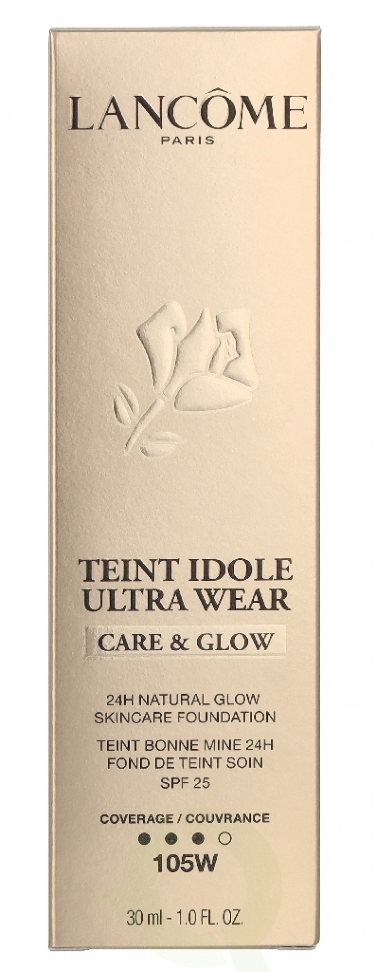 Lancome Teint Idole Ultra Wear Care & Glow #105W Foundation 30 ml